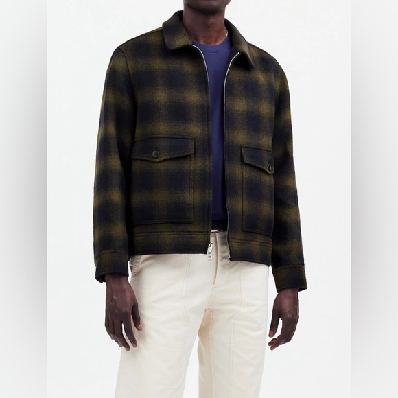 Madewell Other - NWOT Madewell Plaid Zip-Front Jacket in Italian Fabric